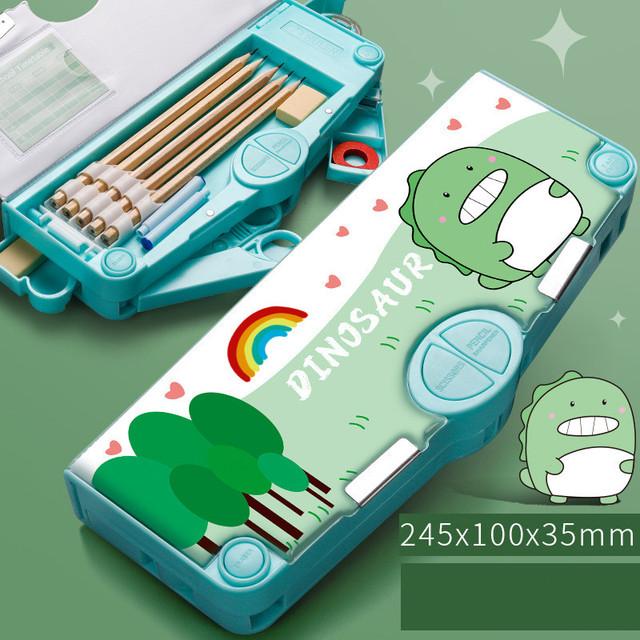 

Деформированный милый пенал для школьных канцелярских принадлежностей, мультяшный чехол для ручек, пластиковая сумка для ручек, студенческий пенал, детские школьные принадлежности