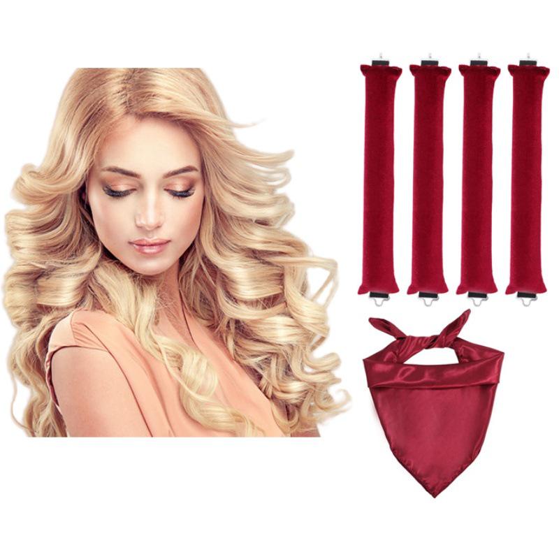 Heat-Free Curling Iron: Effortless Big Wave Curler for European & American Styles