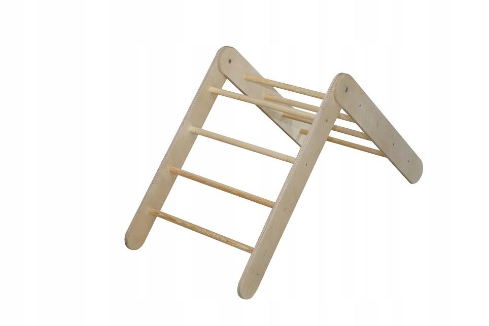 Ladder L Montessori Wood Varnish Platform Hit