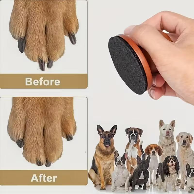 Square Dog Nail File - Anti-Scratch Pet Nail Grooming Tool for Easy & Safe Canine Nail Care