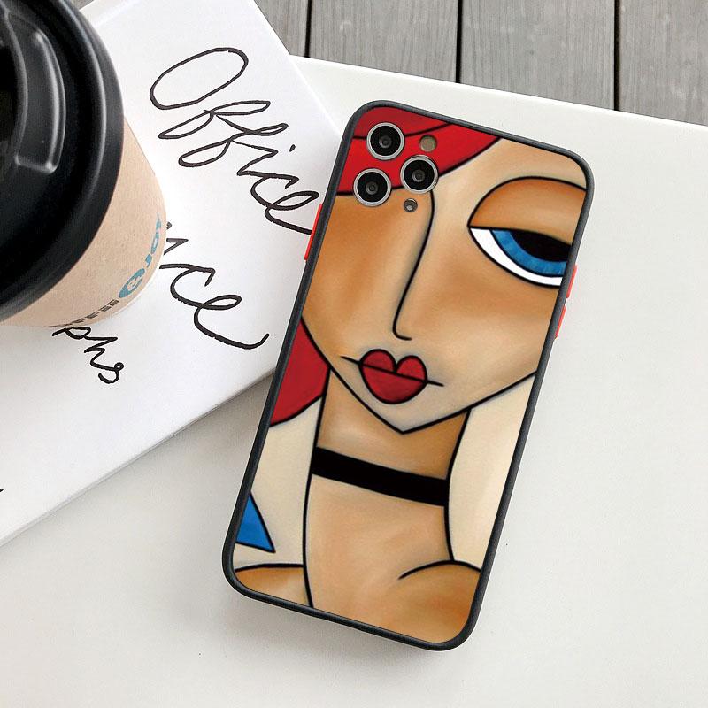 Picasso Abstract Art Painting Phone Case For iPhone 15 11 12 13 14 Pro MAX Mini 17 16 Pro Max Plus Shockproof Back Cover Fundas