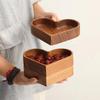Durable Heart Shaped Plates Stackable Sushi Serving Tray Candy Dishes Decorative  For Dried Fruits