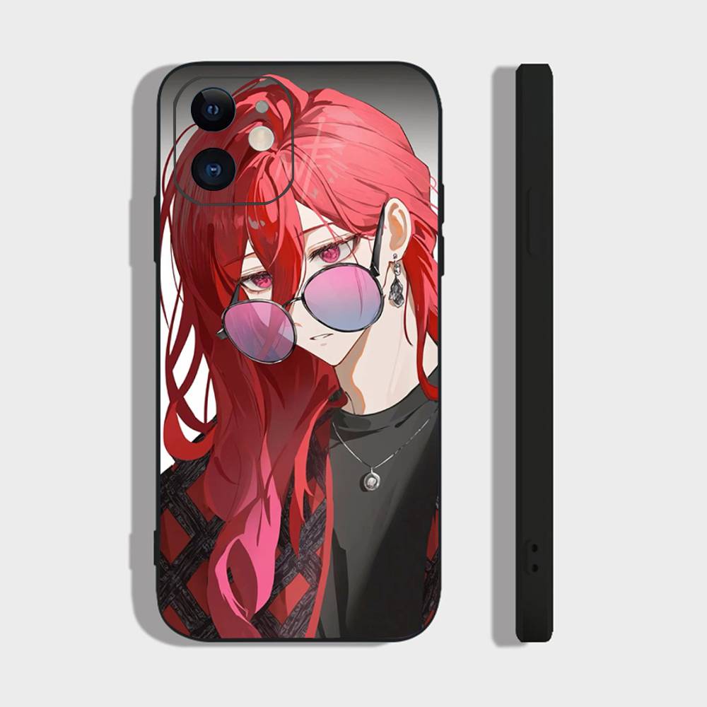 Chigiri Hyoma Manga BLUE LOCK Handyhülle Für IPhone 17 Air 16 15 14 13 Pro Max 11 12 Schwarze Silikonhülle