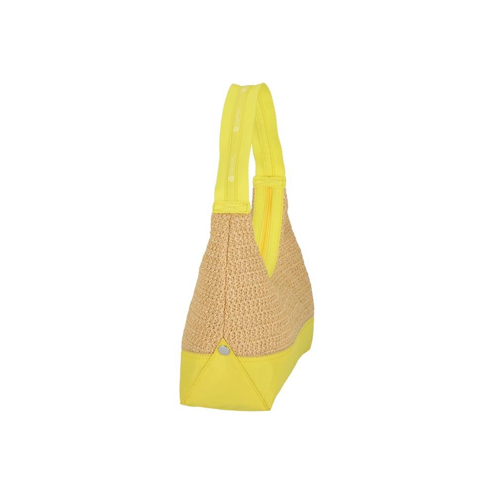Lesportsac Primrose Yellow Raffia Shoulder Bag [1400.C549]