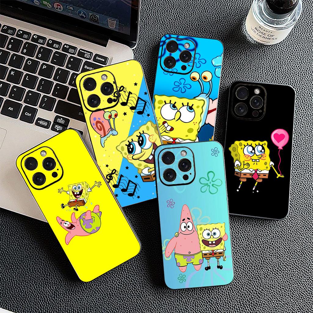Casing for Xiaomi Redmi Note 12 11 10 A3 Pro 10A 10C 12C Note12 5G 4G Phone Cover Protective Case S-SpongeBobs S-SquarePants