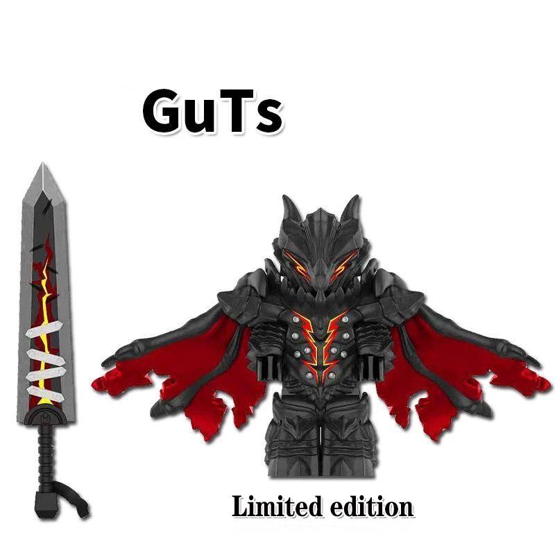 Non-Toxic Wm Blocks Gp103 Anime Cartoon Tv Toy Bricks Berserk Guts Building Blocks For Kids Assembling Toys Collect Birthday Model Gifts
