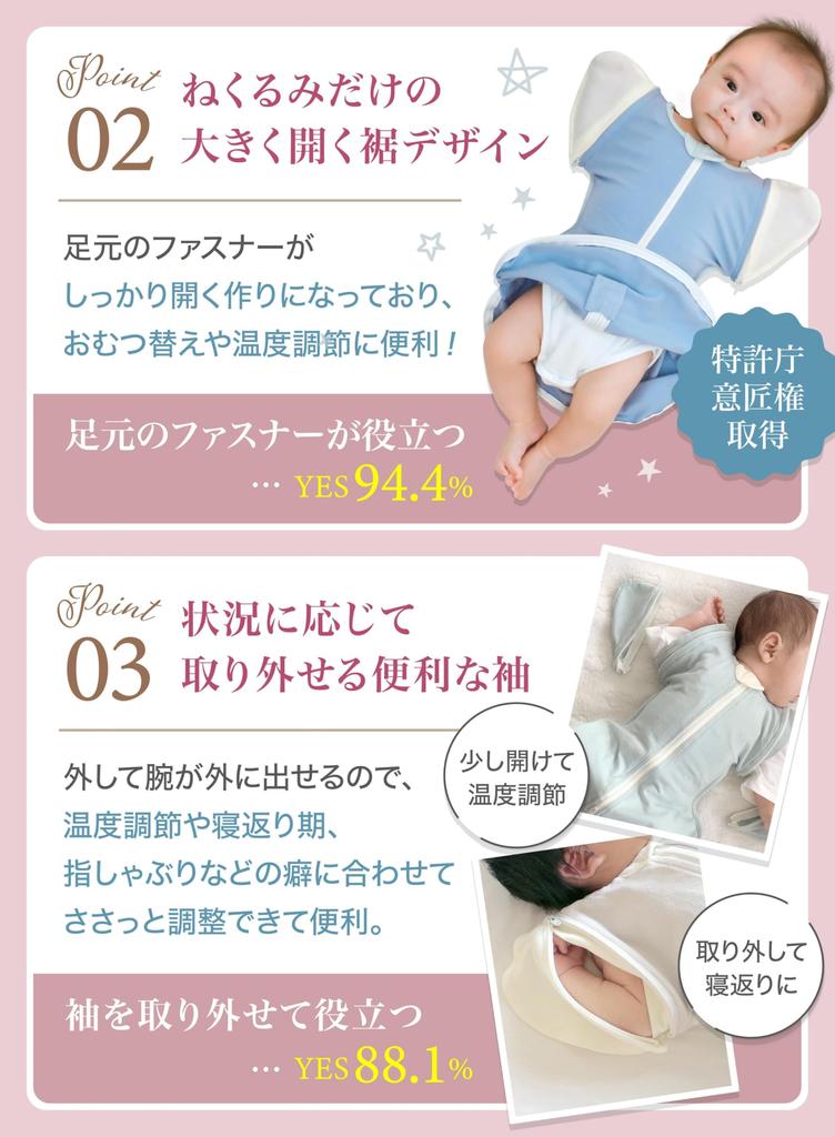 Neclumi Summer Swaddle for Open Legs for Nighttime Diaper Arms Sleep International Hip Dysplasia Society Design for Hip Midwife Recommended Wings