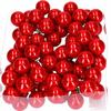 Glass Baubles for Wreaths On Wire Christmas Bauble 3cm 72pcs