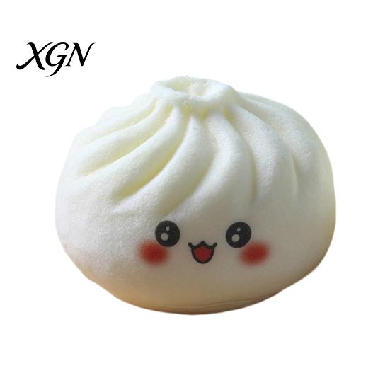 Adult Stress Toy Cartoon Steamed Bun Squeeze Simulated Dumpling Sensory Pinch Ball Fidget Relief Relaxation Decompression Tool
