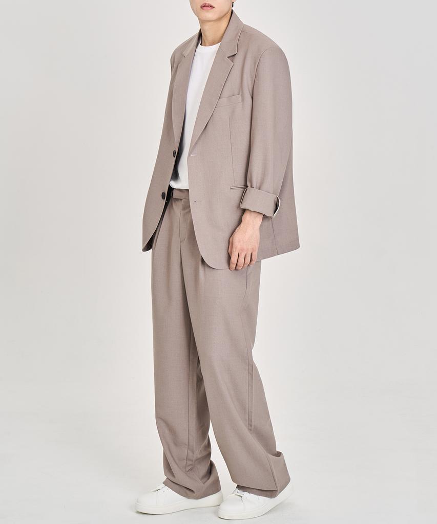 PRAIRIE Airflow Loose Fit Slacks (Beige)