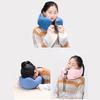 Memory Foam Travel Neck Pillow U-Shaped Adjustable Airplane Car Flight Pillow