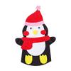Cartoon Santa Christmas Hand Puppet Non-woven Felt Fabrics Sewing Kit DIY Craft Sewing Felts  Kids