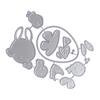 Metal Cutting Dies Easters Rabbits Chicken Die Cuts Templates Molds Embossing Stencils for Album Scrapbooking Decoration