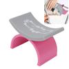 Pink or Black U Shaped  Hand Pillow Soft Silicone Nail Art Rest  Nail Art Accessories