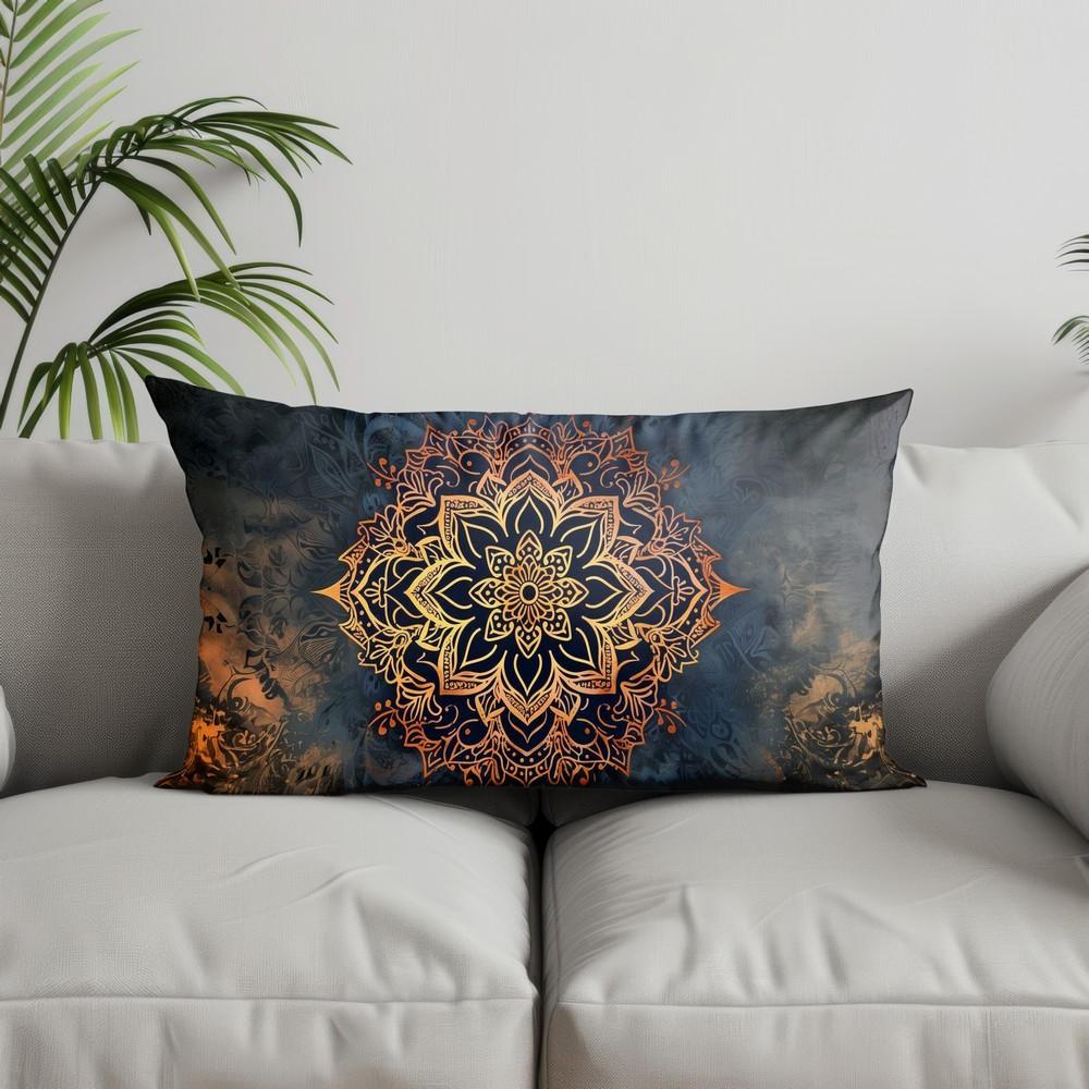 Home Decor Exotic Pattern Rectangle Pillowcase Suitable For Sofa Bedroom Car Pillow Cover Cushion Rectangular Back Cushion