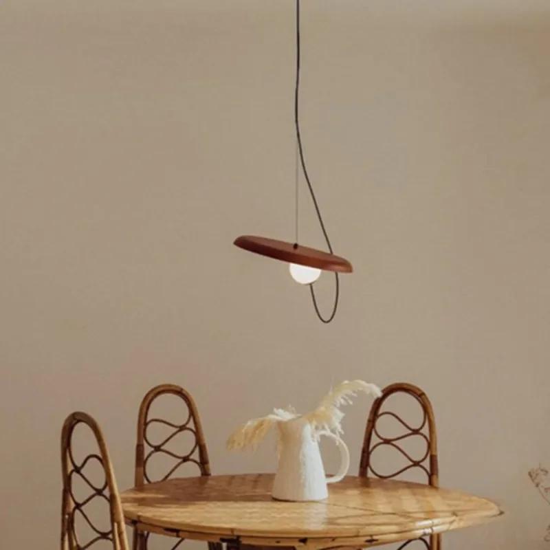 Nordic Modern Island Platform Magnetic Suction Glass Ball Pendant Lamp Restaurant Bedroom Bedside Hotel Led Hanging Lights Café