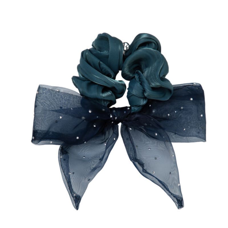 RAWFINED Transparent Bow Scrunchie