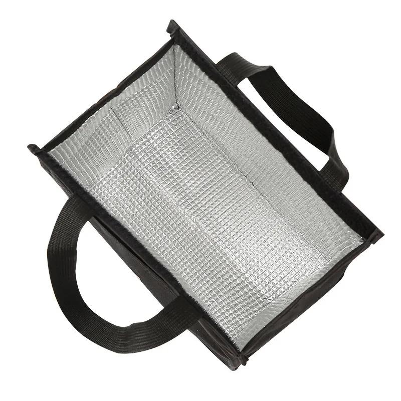 Thermal Bag Portable Lunch Bags Insulated Cooler Bag Food Bento Bags Printing Gold Letter Series Travel Picnic Storage Ice Bags