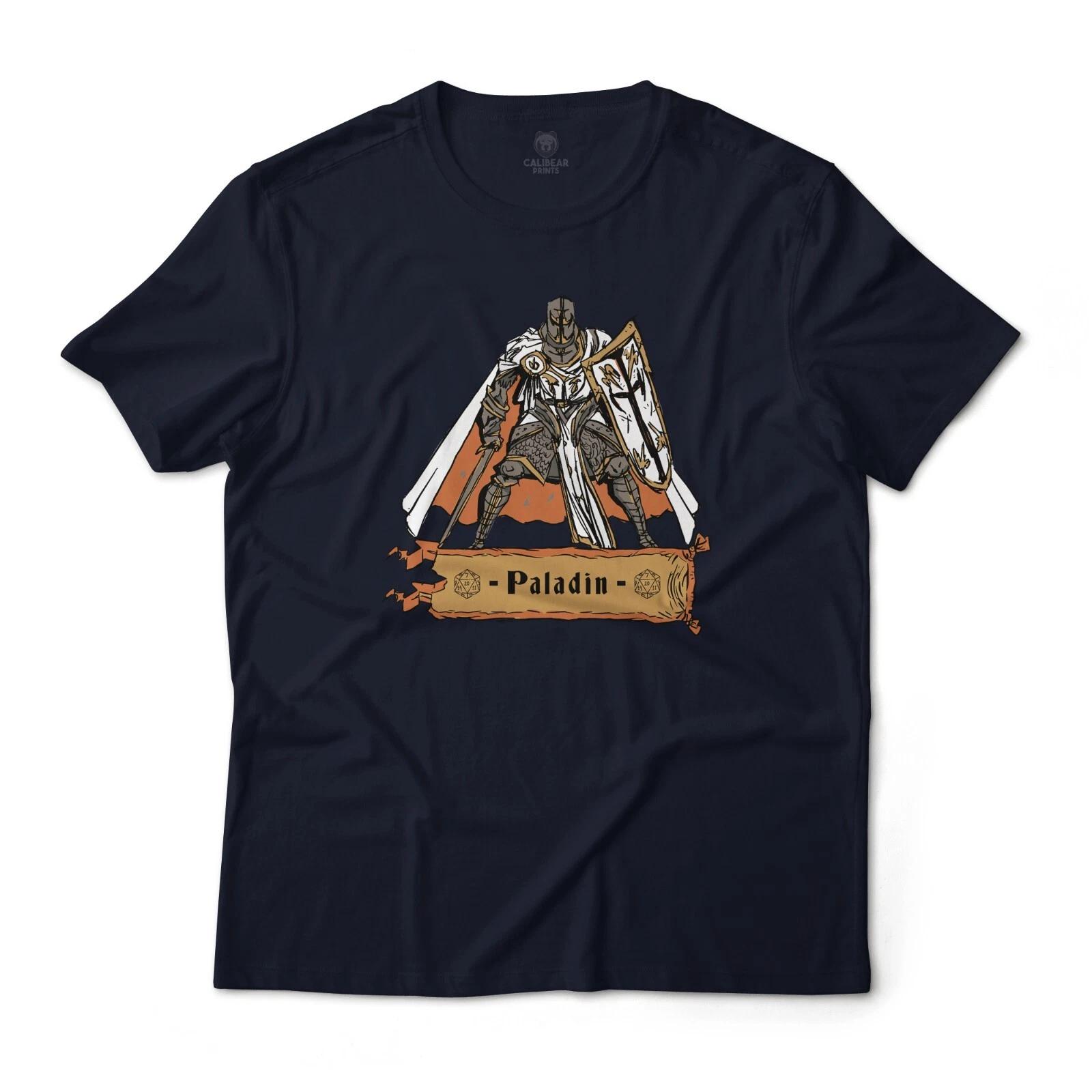 Paladin Fantasy Dungeons and Dragons Graphic T-T-Shirt Unisex Lightweight Cotton XL