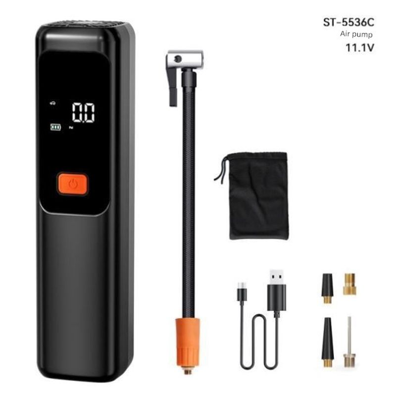 Car-Mounted Air Pump, Wireless Portable Car Air Pump, Electric Car Tire High-Pressure Inflator