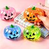 Halloween Polar Light Pumpkin Stress Ball Squishie Toy Soft Stress Ball Squishy Slow Rebound Fidget Toy Stress Relief Relax Toys