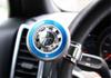 1*Blue Car Quick Steer Wheel Ball Suicide Knob Power Spinner ABS+Stainless Steel