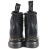 Excellent Dr.Martens Short Boots RIKARD POLISHED SMOOTH 8I 8-hole Black Leather Used