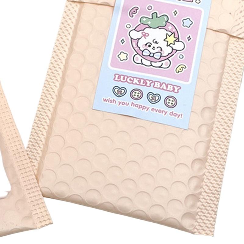 Color Packaged Shipping Small Card Sealing Sticker Protective Bag Blue Bubble Packaging Bag Card Sleeve Bubble Envelope Bag