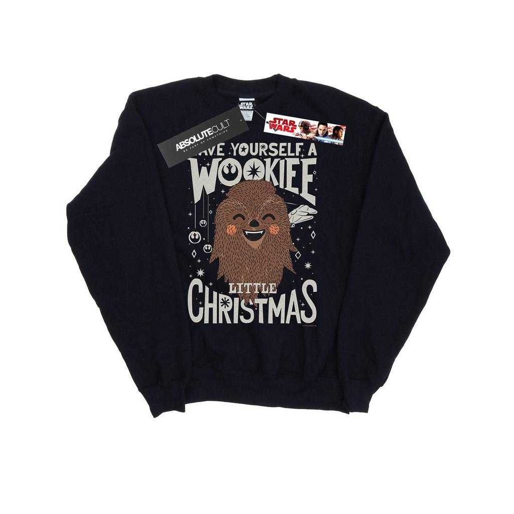 STAR WARS Mädchen Wookiee Kleines Weihnachtssweatshirt
