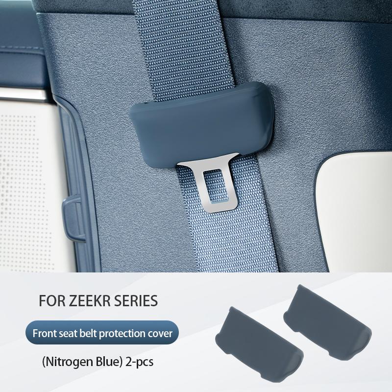 For ZEEKR 001 X belt buckle Silicone Case Snap protector Anti scratch and anti abnormal noise Seat belt interior accessories