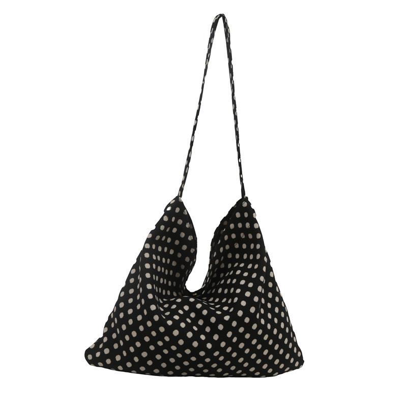 Chic Summer 2024 Korean Style Large Capacity Women s Shoulder Handbag Black