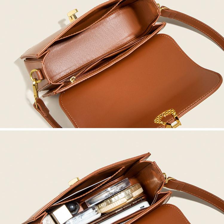 IELGY Summer Simple All-Match One-Shoulder Messenger Casual Tofu Bag