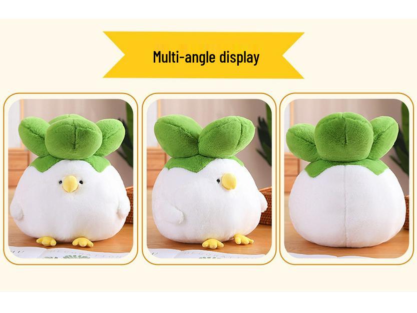 Little Rookie Plush Cabbage Chicken Doll – Cute Spicy Chicken Pillow for Men and Women, Perfect Birthday Gift