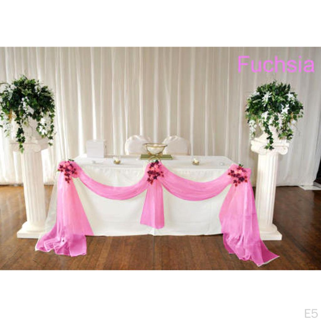 Fabric Bowknot Tulle Party Wedding Table