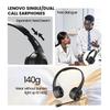 Lenovo E01 Wired Gaming Headphone W/ Rotatable HD Microphone Control Switch Learning Office Earphone Stereo Operator Headset for Online Class