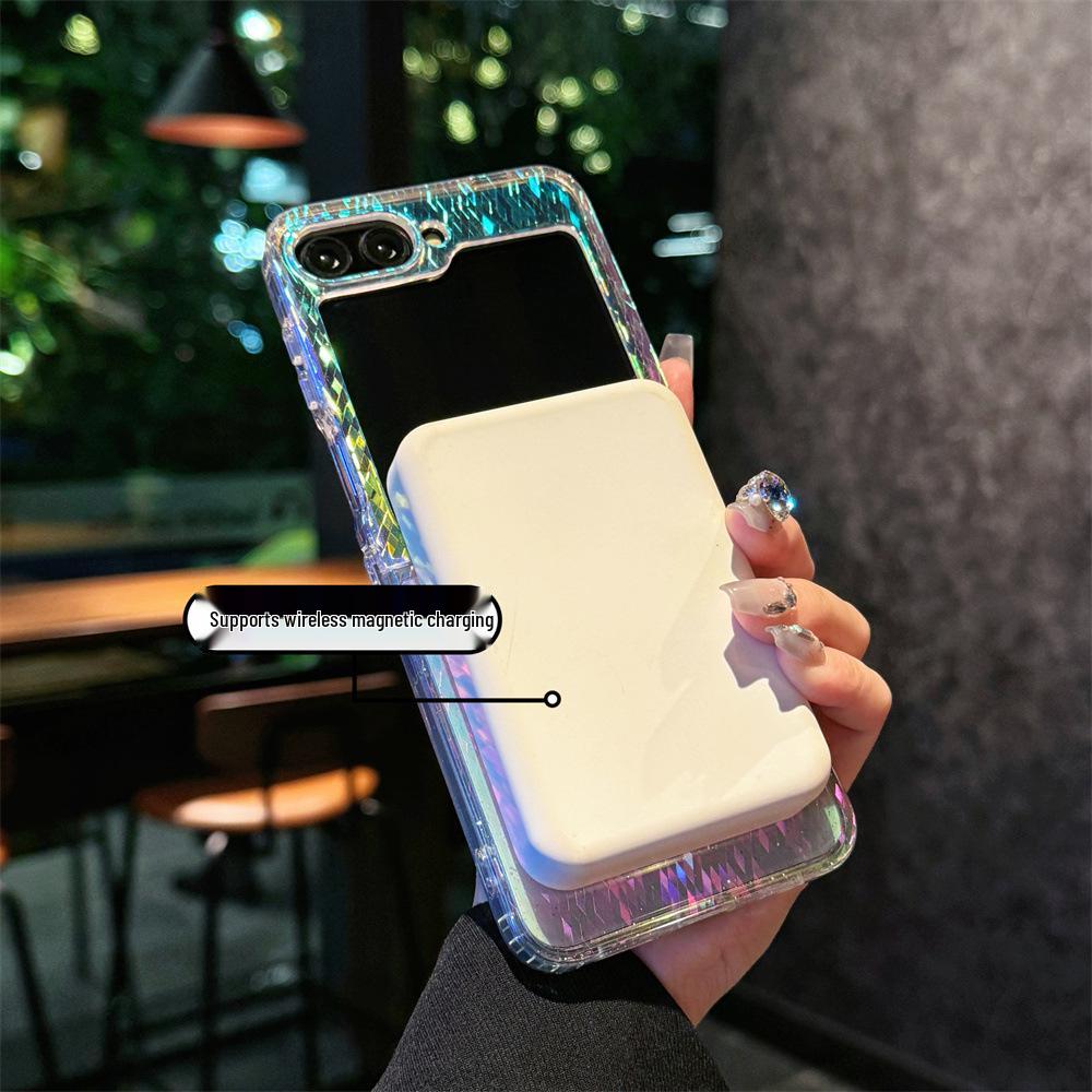 Color-Plated Magnetic Case for Samsung Z Flip 5/6/7 - Folding Screen Cover