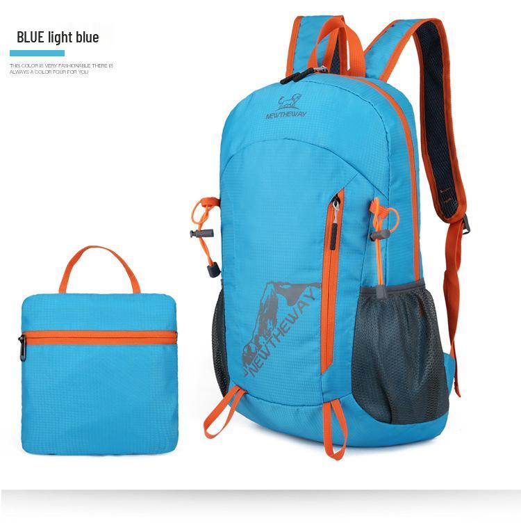 

Cross-Border Lightweight Foldable Outdoor Sports Mountaineering Backpack 36-55L светло-синий
