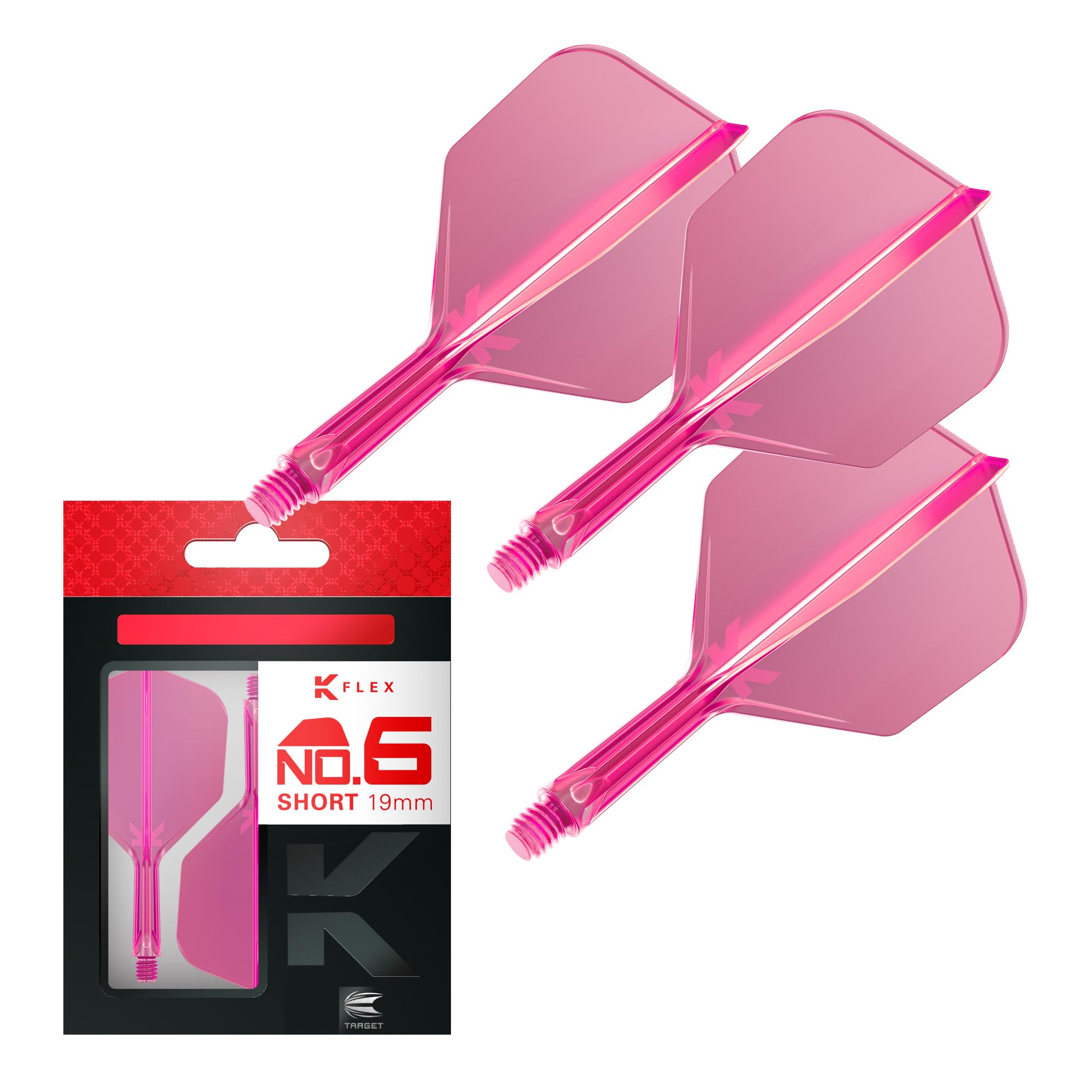 TARGET K-FLEX FLIGHT NEON SHAPE/NO6 pink 19mm розовый
