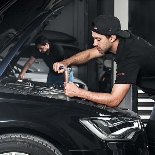 WORKPRO 172-Piece Socket Wrench Set, Garage Tool Set with 6.35mm, 9.5mm, and 12.7mm (1/4", 3/8", and 1/2") Drives, Includes Ratchet Wrenches, Ideal fo