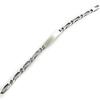 Altesse [L1732] - Aged Silver 'Identity' Bracelet 20 Cm 7 Mm