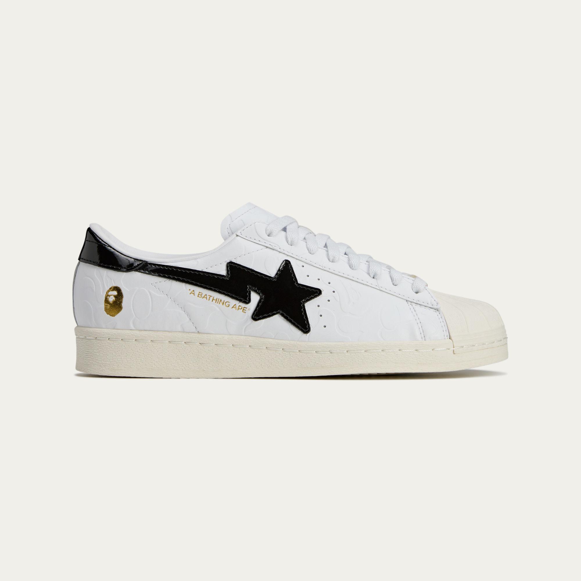 

adidas Superstar Vintage Bape White Black 47