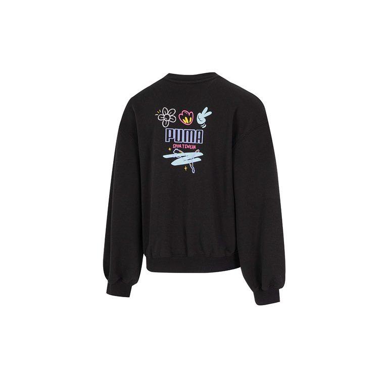 PUMA Sweatshirt Fall Women's Black 537518-01