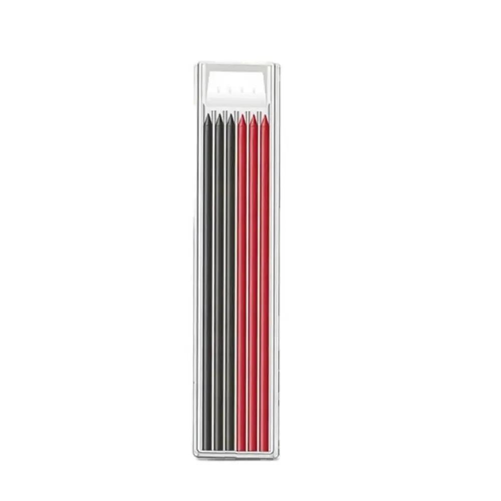 2.8mm Woodworking Pencil Deep Hole Marking Built-in Sharpener Mechanical Pencil Long Head Metal Solid Carpenter Pencil