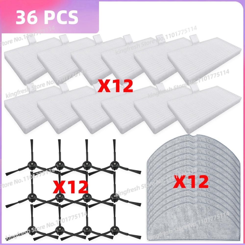 Fit For (TP-Link Tapo RV30 Max Plus / RV20 Max Plus / RV30 Max / RV20 Max) Parts Dust Bag HEPA Filter Main Side Brush Mop Cloth