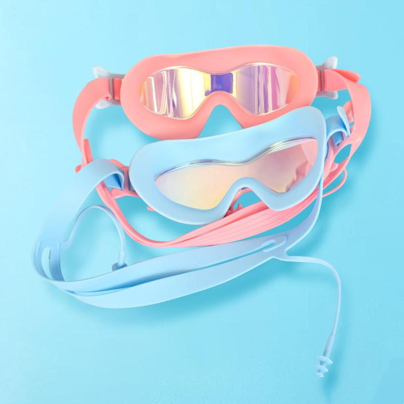 Professional Swimming Goggles Kids Swimming Glasses Diving HD Waterproof Anti-fog UV Protection 4-15 Years Children Swim Eyewear