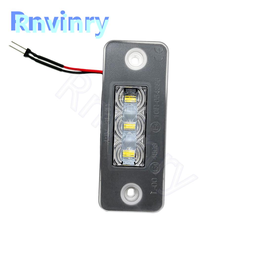 12V 6000K Xenon White Auto LED License Number Plate Light Lamp With Canbus For A8 3D 2002-2010
