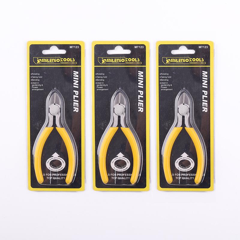 4.5-Inch Angled Needle Nose Pliers for Jewelry and DIY Crafts