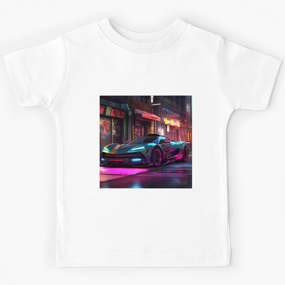 Cyberpunk Corvette 1 Kids T-Shirt 100