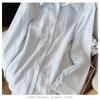 Elegant Back Slit Strap Splicing Lace Sunscreen Shirt Long Sleeved Loose Jacket for Women's Bow Tie Summer Fashion Thin Loose Fit Shirt Sweet Blouse