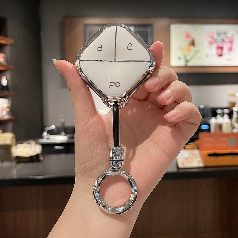 Compatible Baojun Car Key Case for Models 510, 730, 530, 360, 560, 310W, 630 - Protective Shell with Special Buckle Bag